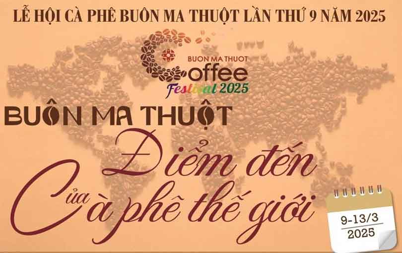 Lễ hội Cà phê Buôn Ma Thuột lần thứ 9 năm 2025: Sẽ có nhiều hoạt động đặc sắc, ấn tượng